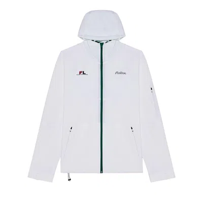 Pre-owned Malbon X Futura Shell Jacket 'white' | Men's Size M