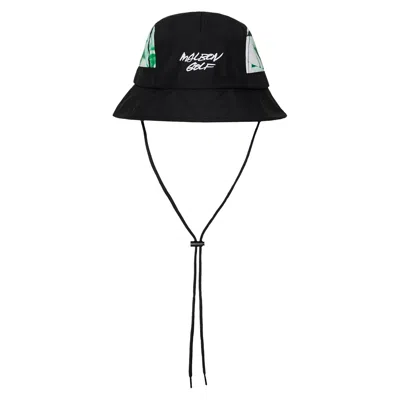Pre-owned Malbon X Futura Tag Bucket Hat 'black' | Men's Size L/xl