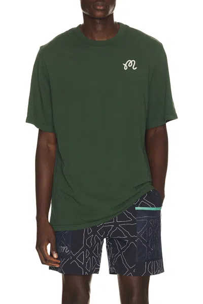 Malbon X Golf & Bass Club Bermuda Lures Tee In Green