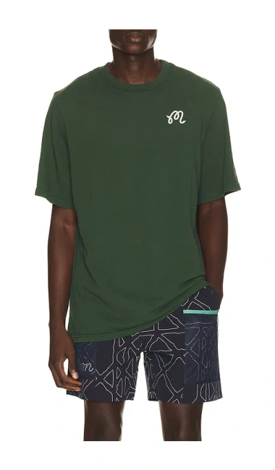 Malbon X Golf & Bass Club Bermuda Lures Tee In Green