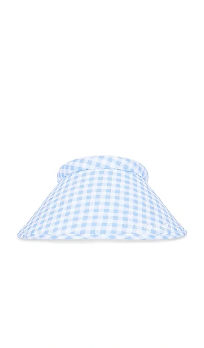 Malbon X Hvn Claire Visor In Blue