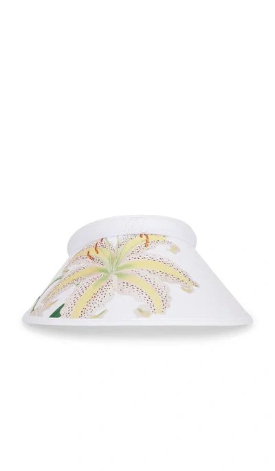 Malbon X Markarian Claire Visor In White