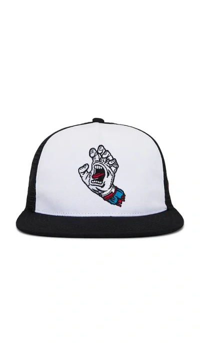 Malbon X Santa Cruz Trucker Hat In White
