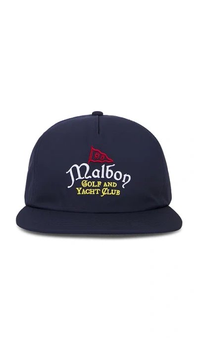 Malbon Yacht Club Snapback Hat In Navy