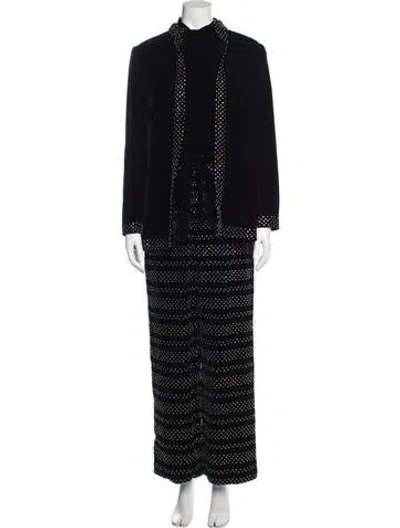 Pre-owned Malcolm Starr Vintage 1970's Jumpsuit In Black