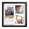 Malden 3-op Memories Modern Collage Wall Frame In Black