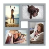Malden 4-op 4x6 Gray Square Puzzle Wall Frame In Gray