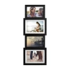 Malden 4-op 4x6/5x7 Black Panel Wall Frame In Black