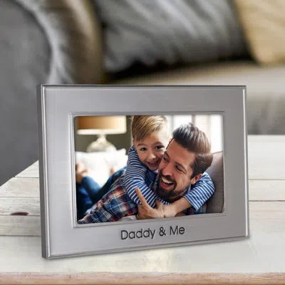 Malden 4x6 Daddy & Me Stamped Metal In Brown;gray