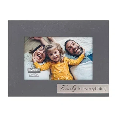 Malden 4"x6" Family Is Everything Tabletop Frame In Gray