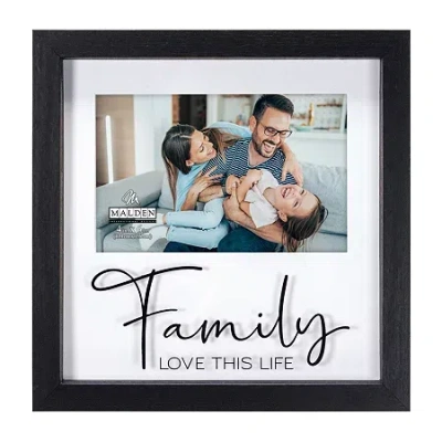 Malden 4x6 Family Shadowbox Tabletop Frame In Black