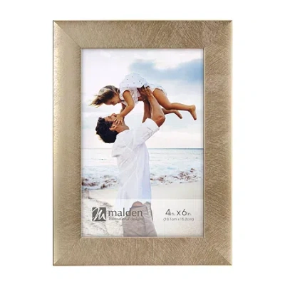 Malden 4x6 Gold Linear Tabletop Frame In Yellow