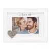 Malden 4x6 I Love Us Matted With Heart Tabletop Frame In White
