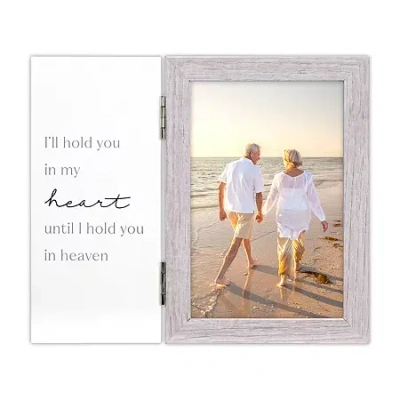 Malden 4x6 Memorial Hinged Tabletop Frame In White