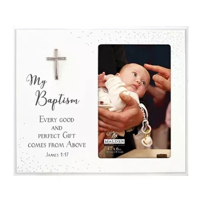 Malden 4"x6" My Baptism Tabletop Frame In White