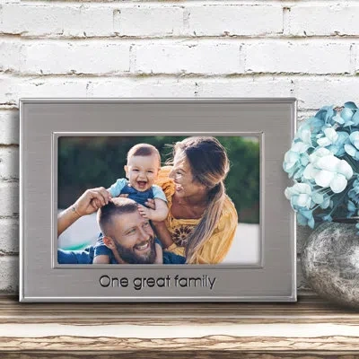 Malden 4x6 One Great Family Metal In Brown;green;gray