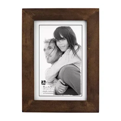 Malden 4x6 Stone Walnut Linear Tabletop Frame In Brown
