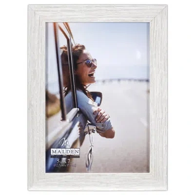 Malden 4x6 White Driftwood Linear