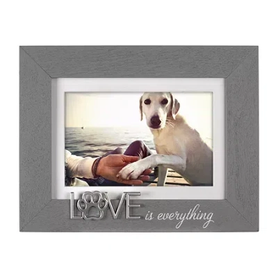 Malden 4x6/5x7 Love Is Everything Pet Tabletop Frame In Gray