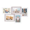 Malden 5-op Beige/white Collage Wood Tabletop Frame In Sand