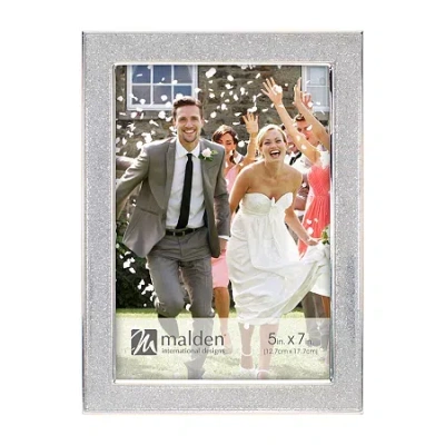 Malden 5"x7" Glitter Metal Tabletop Frame In Silver