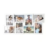 Malden 8-op 4x6 White Puzzle Collage Wall Frame In White