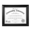 Malden 8.5x11 Black Certificate Wall Frame In Black