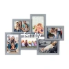 Malden Family Puzzle Colalge Wall Frame In Gray