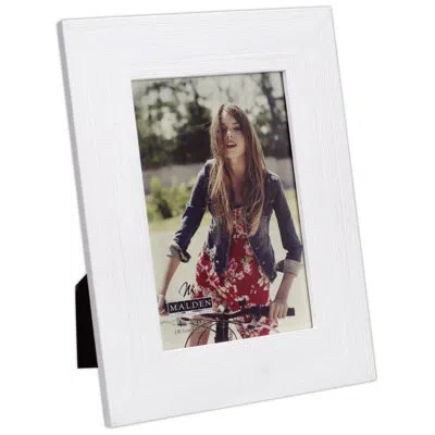 Malden Linear Picture Frame In White