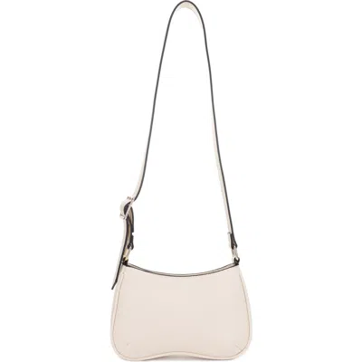 Mali + Lili Alana Recycled Vegan Leather Convertible Crossbody Bag In Bone