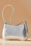 Mali + Lili Imani Metallic Shoulder Bag In Silver