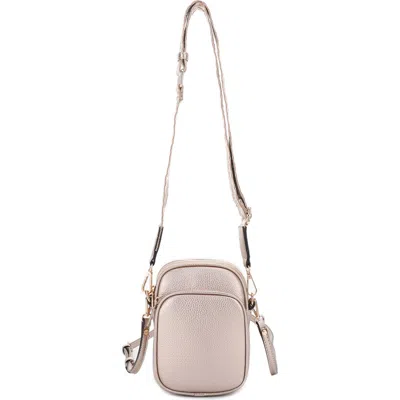 Mali + Lili Josephine Vegan Leather Crossbody Bag In Gold
