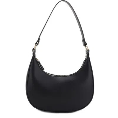 Mali + Lili Leilani Vegan Leather Baguette Bag In Black