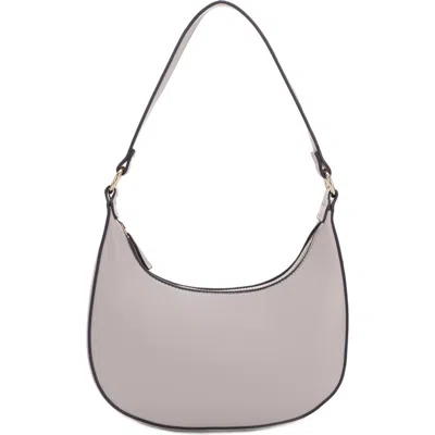 Mali + Lili Leilani Vegan Leather Baguette Bag In Stone