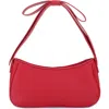 Mali + Lili Pebbled Bow Shoulder Bag In Red
