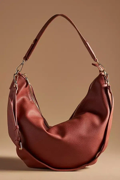 Mali + Lili Megan Double Strap Bag In Brown