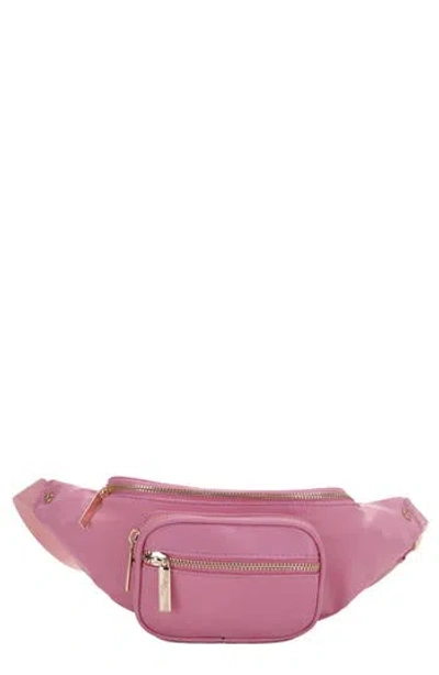 Mali + Lili Mila Nylon Belt Bag In Purple