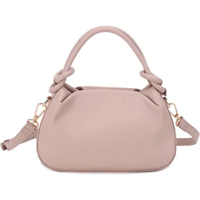 Mali + Lili Mini Tilly Vegan Leather Top Handle Bag In Neutral