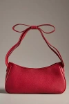 Mali + Lili Pebbled Bow Shoulder Bag In Red