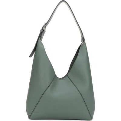 Mali + Lili Peyton Medium Faux Leather Hobo Bag In Green