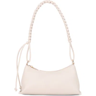 Mali + Lili Phoebe Vegan Leather Shoulder Bag In Neutral