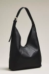 Mali + Lili Vegan-leather Triangle Shoulder Bag In Black