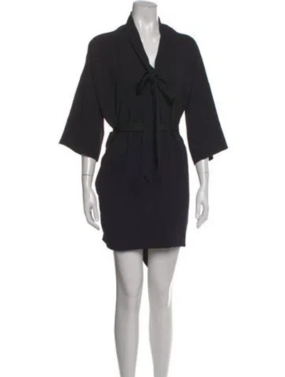 Pre-owned Malia Mills Mini Dress In Blue
