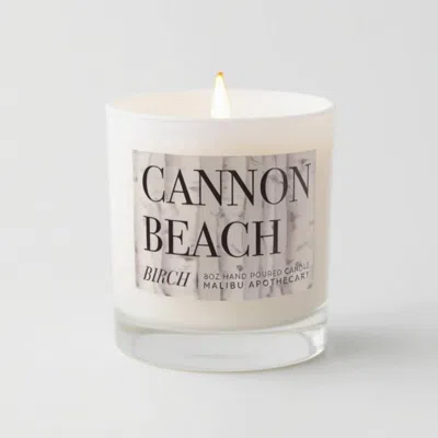 Malibu Apothecary Cannon Beach | Birch Candle In White