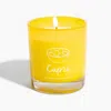Malibu Apothecary Capri | Lemon Peel + Sage Candle In Yellow