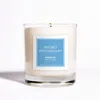 Malibu Apothecary Clear Gloss X Blue Candle - Montauk In White