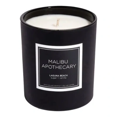 Malibu Apothecary Matte Black Candle In Laguna Beach