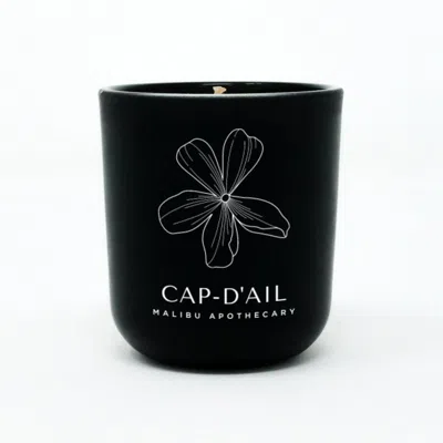 Malibu Apothecary Matte Black Votive - Cap-dail