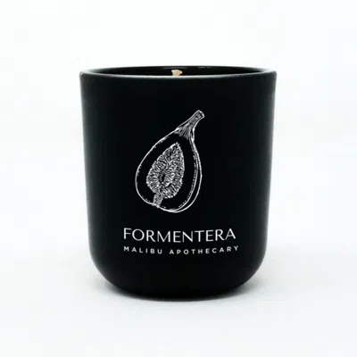 Malibu Apothecary Matte Black Votive - Formentera