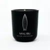 Malibu Apothecary Matte Black Votive - Malibu Beach In Black